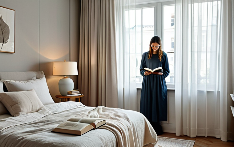 자연광을 활용한 리모델링 아이디어 - **

"A modern kitchen with a large skylight providing ample natural light, fully clothed person cook...